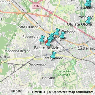 Mappa Via Milano, 21052 Busto Arsizio VA, Italia (2.17636)