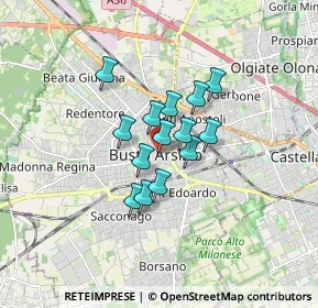 Mappa Via Don Giovanni Minzoni &, 21052 Busto Arsizio VA, Italia (1.05857)