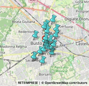 Mappa Via Don Giovanni Minzoni &, 21052 Busto Arsizio VA, Italia (1.0425)