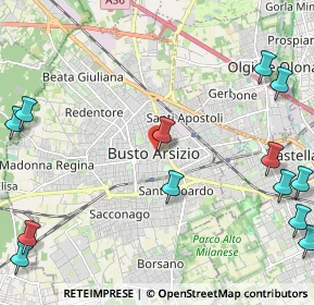 Mappa Via Don Giovanni Minzoni &, 21052 Busto Arsizio VA, Italia (3.35)