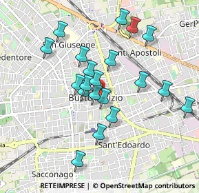 Mappa Via Don Giovanni Minzoni &, 21052 Busto Arsizio VA, Italia (0.8355)