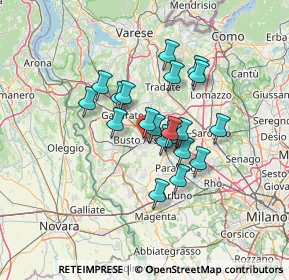 Mappa Via Don Giovanni Minzoni &, 21052 Busto Arsizio VA, Italia (9.869)