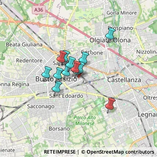 Mappa Via Benvenuto Cellini, 21052 Busto Arsizio VA, Italia (1.14077)