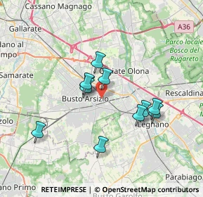 Mappa Via Benvenuto Cellini, 21052 Busto Arsizio VA, Italia (2.97182)