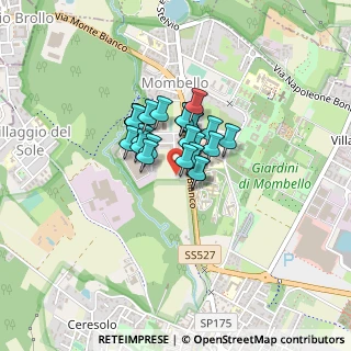 Mappa Via Monte Falterona, 20812 Limbiate MB, Italia (0.24444)
