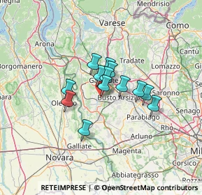 Mappa Via Contardo Ferrini, 21017 Samarate VA, Italia (8.28462)