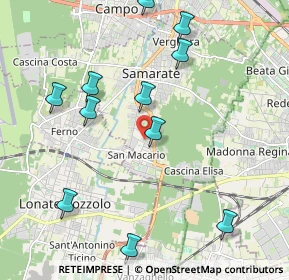 Mappa Via Contardo Ferrini, 21017 Samarate VA, Italia (2.44083)