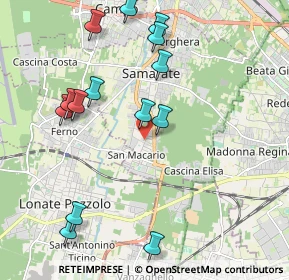 Mappa Via Contardo Ferrini, 21017 Samarate VA, Italia (2.24857)
