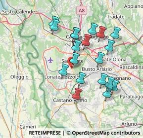 Mappa Via Contardo Ferrini, 21017 Samarate VA, Italia (6.83263)