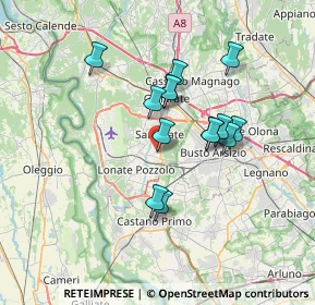 Mappa Via Contardo Ferrini, 21017 Samarate VA, Italia (5.70286)