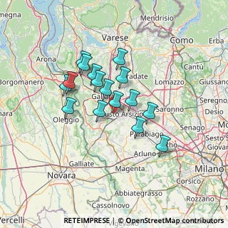 Mappa Via S. Giuseppe Cafasso, 21052 Busto Arsizio VA, Italia (10.73188)