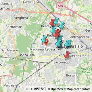 Mappa Via S. Giuseppe Cafasso, 21052 Busto Arsizio VA, Italia (1.39438)