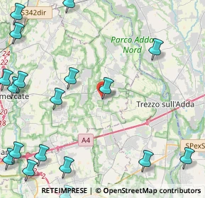 Mappa Via dei Gelsi, 20874 Busnago MB, Italia (6.804)