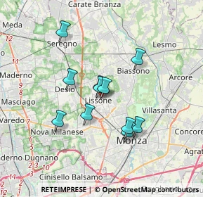 Mappa Via Alessandro Manzoni, 20035 Lissone MB, Italia (2.76273)