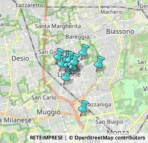 Mappa Via G. Orelli, 20151 Lissone MB, Italia (0.68714)