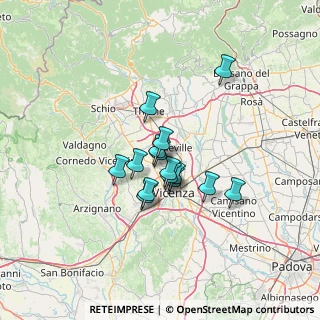 Mappa 36030 Vicenza VI, Italia (8.982)