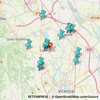 Mappa 36030 Vicenza VI, Italia (3.45214)
