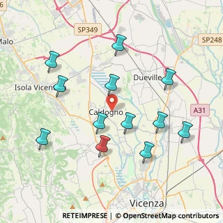 Mappa 36030 Vicenza VI, Italia (4.03333)