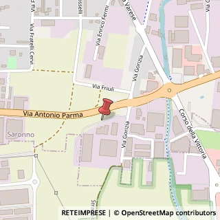 Mappa Via Gorizia, 45, 21047 Saronno, Varese (Lombardia)