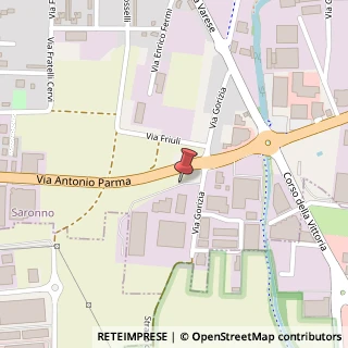 Mappa Via Gorizia, 41/43, 21047 Saronno, Varese (Lombardia)