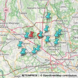 Mappa Via Monte Grappa, 21040 Uboldo VA, Italia (6.74214)