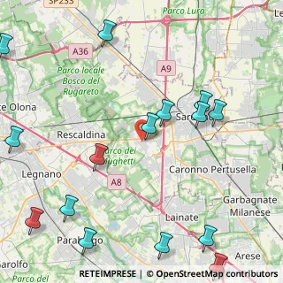 Mappa Via Monte Grappa, 21040 Uboldo VA, Italia (5.89867)
