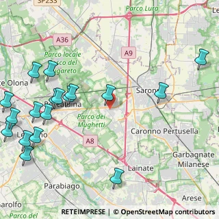 Mappa Via Monte Grappa, 21040 Uboldo VA, Italia (5.77278)