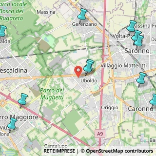 Mappa Via Monte Grappa, 21040 Uboldo VA, Italia (3.26083)