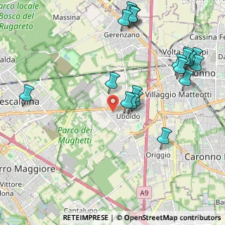 Mappa Via Monte Grappa, 21040 Uboldo VA, Italia (2.477)