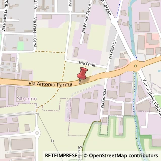 Mappa Via A. Parma, 4, 21047 Saronno, Varese (Lombardia)