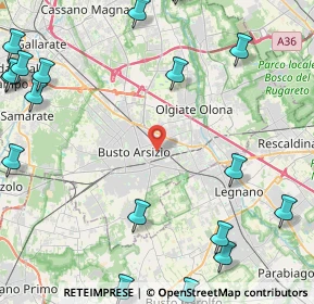 Mappa Via M. D'Azeglio, 21052 Busto Arsizio VA, Italia (6.727)