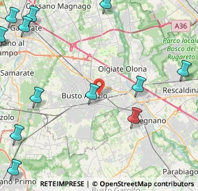 Mappa Via M. D'Azeglio, 21052 Busto Arsizio VA, Italia (6.51077)