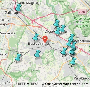 Mappa Via M. D'Azeglio, 21052 Busto Arsizio VA, Italia (4.235)
