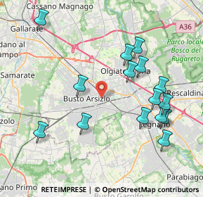 Mappa Via M. D'Azeglio, 21052 Busto Arsizio VA, Italia (4.208)