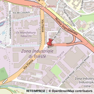 Mappa Via Flavia, 120, 34157 Trieste, Trieste (Friuli-Venezia Giulia)