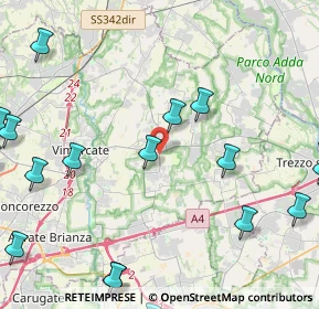 Mappa Via Ornago, 20882 Bellusco MB, Italia (6.395)