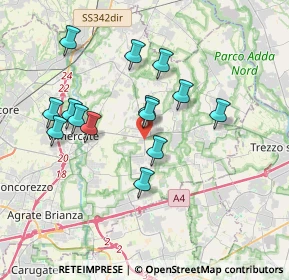 Mappa Via Ornago, 20882 Bellusco MB, Italia (3.32643)