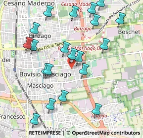 Mappa Via Adria, 20813 Bovisio-Masciago MB, Italia (1.1)