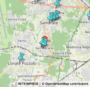 Mappa Via Giovanni Papini, 21017 Samarate VA, Italia (2.35462)