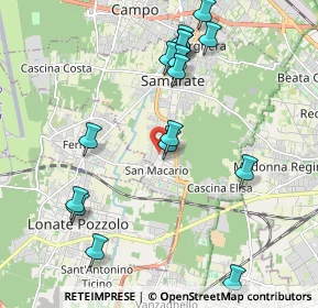 Mappa Via Giovanni Papini, 21017 Samarate VA, Italia (2.17375)
