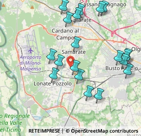 Mappa Via Giovanni Papini, 21017 Samarate VA, Italia (4.34053)