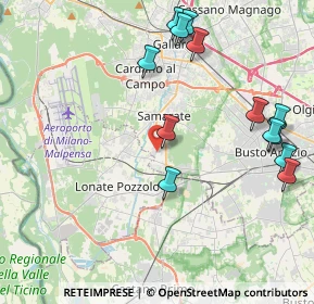 Mappa Via Giovanni Papini, 21017 Samarate VA, Italia (4.72462)