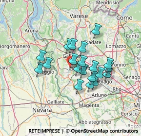 Mappa Via Giovanni Papini, 21017 Samarate VA, Italia (10.689)