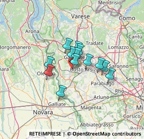 Mappa Via Giovanni Papini, 21017 Samarate VA, Italia (8.31462)