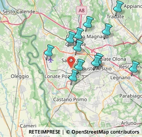 Mappa Via Giovanni Papini, 21017 Samarate VA, Italia (6.78333)