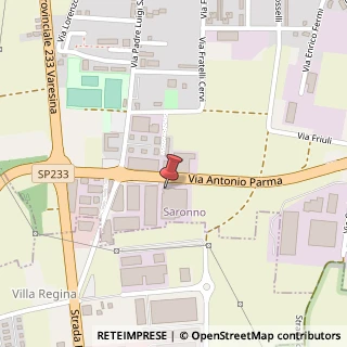 Mappa Via A. Parma, 12, 21047 Saronno, Varese (Lombardia)