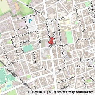 Mappa Via Dante Alighieri, 43, 20035 Lissone, Monza e Brianza (Lombardia)
