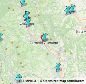 Mappa Via M. Pasubio, 36073 Cornedo vicentino VI, Italia (6.10923)