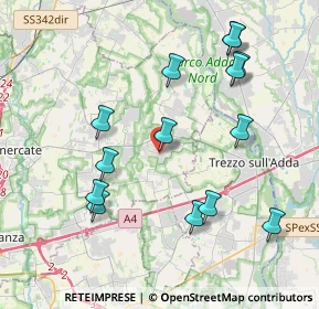 Mappa Via San Rocco, 20874 Busnago MB, Italia (4.17214)