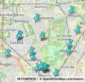 Mappa Via G. Leopardi, 20854 Vedano Al Lambro MB, Italia (2.62)